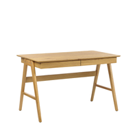 Biurko 120 x 70 cm jasne drewno SHESLAY