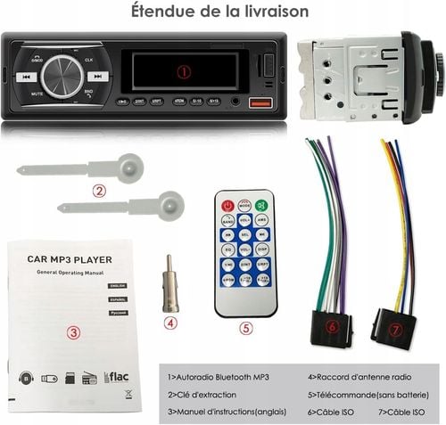Radio samochodowe iFreGo Bluetooth 12V M3-03156 na Arena.pl
