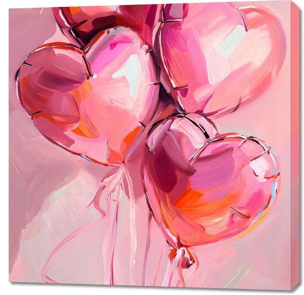 Obraz 90x90cm Miłość w Powietrzu zdjęcie 1