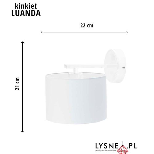 Lampka ścienna kinkiet LUANDA na Arena.pl