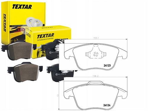 TEXTAR KLOCKI HAMULCOWE PRZÓD 2412301 FORD VOLVO na Arena.pl