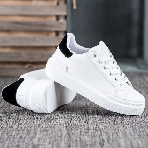 Białe Sneakersy Na Platformie r.40 na Arena.pl