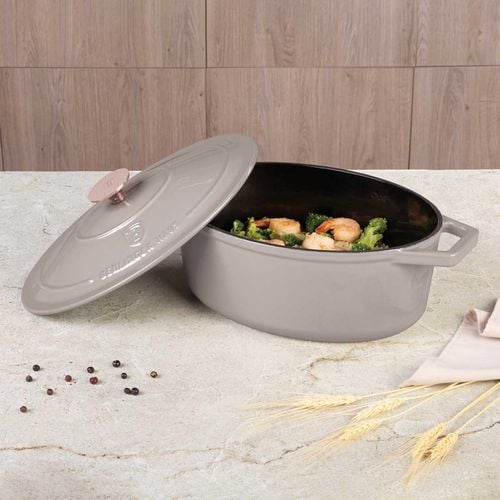 emaliowana brytfanna żeliwna 30cm berlinger haus bh-6541 taupe na Arena.pl