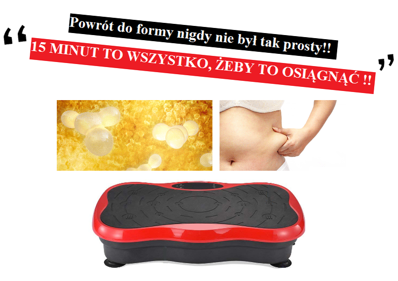 PLATFORMA WIBRACYJNA VIBRO SLIM SHAPER MASAŻER CZERWONY zdjęcie 3