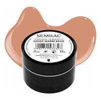 SEMILAC Żel budujący do paznokci Cover Warm Beige 15g