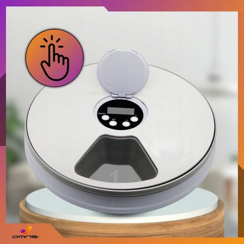 Automatyczny podajnik karmy dla kota psa królika kotów dozownik karmy miska na Arena.pl