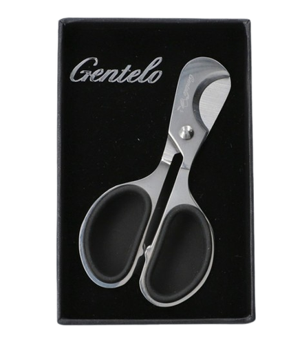 Srebrna Metalowa Obcinarka Do Cygara w Eleganckim Opakowaniu Prezentowym na Arena.pl