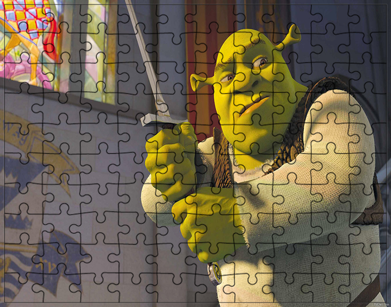 Puzzle Shrek zdjęcie 1