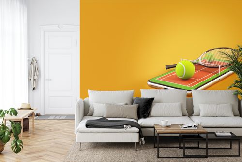 Fototapeta Tenis Na Smartfonie Flizelina 208x146 na Arena.pl