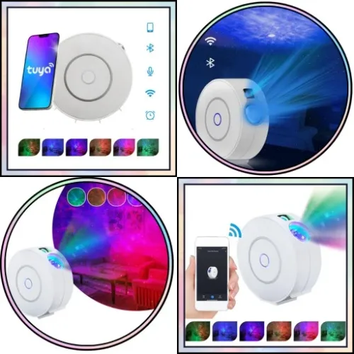 SMART Projektor Lampka Nocna LED Rzutnik GWIAZD na Arena.pl