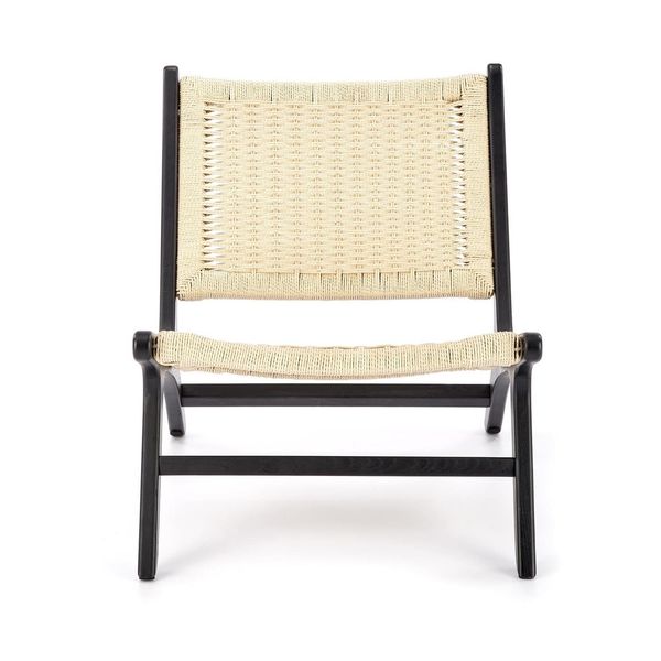 Fotel Datura rattanowy naturalny/ czarny zdjęcie 5