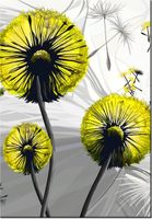 100 70CM OBRAZ PŁÓTNO ŻÓŁTE DMUCHAWCE PŁÓTNO RAMA