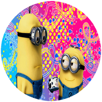 Opłatek na tort Minionki