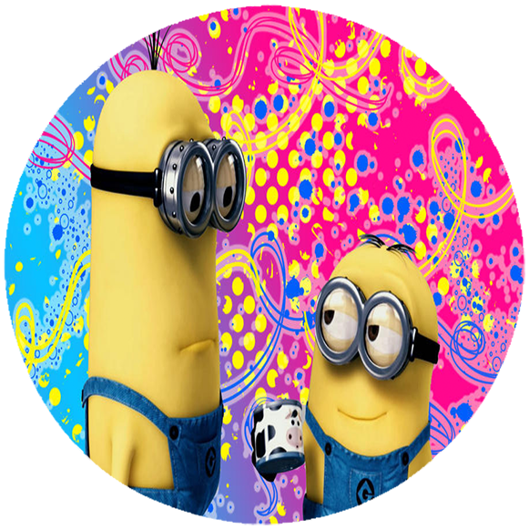 Opłatek na tort Minionki zdjęcie 1