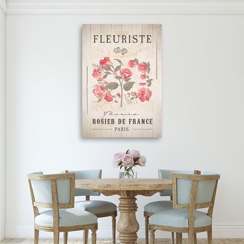Obraz na płótnie, Kwiaciarnia Kwiaty Vintage 80x120 na Arena.pl