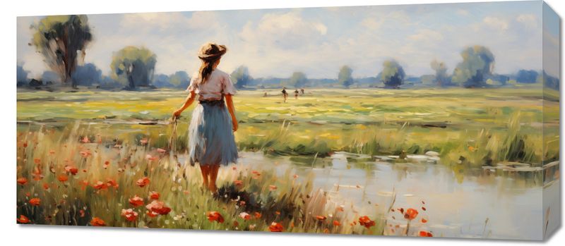 Obraz 90x40cm Wiejski Spokój zdjęcie 1