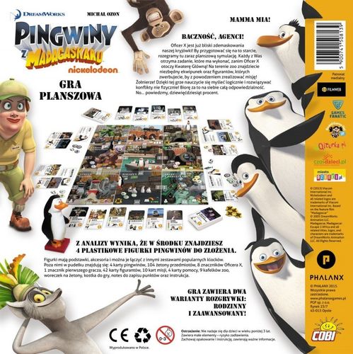 Gra Pingwiny z Madagaskaru na Arena.pl