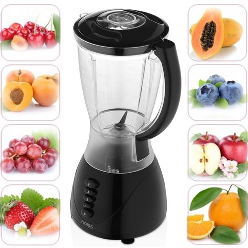 BLENDER KIELICHOWY MIKSER CZARNY BPA FREE 3 BIEGI + PULSE 300W na Arena.pl