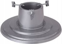 STOJAK CHOINKOWY POD NA CHOINKĘ DO DRZEWKO DUŻY PODSTAWKA STABILNY SREBRNY