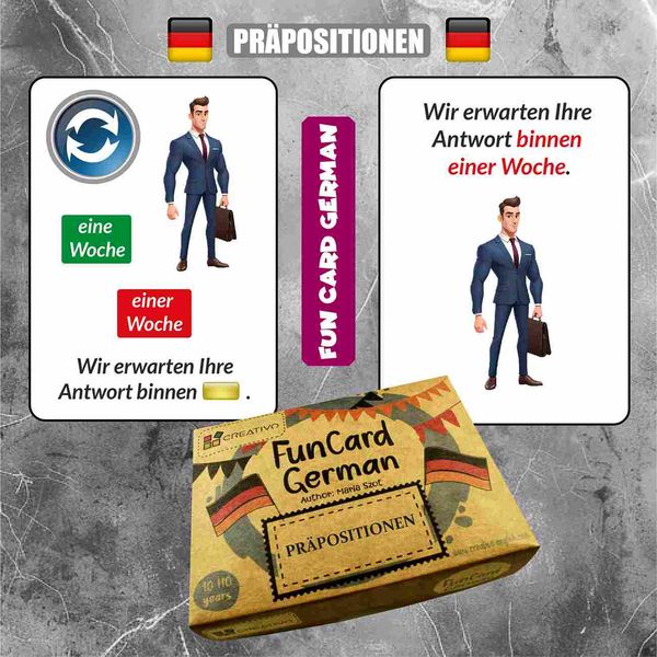 Fun Card German. Präpositionen zdjęcie 4