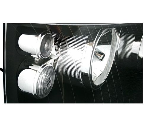 Lampy Reflektory VW T5 03-09 BLACK H7/H1 DEPO na Arena.pl