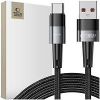 TECH-PROTECT ULTRABOOST TYPE-C CABLE 66W/6A 200CM GREY