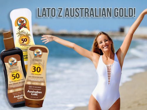 AUSTRALIAN GOLD SPRAY ŻEL + BRONZER SPF 50 NOWOŚĆ! na Arena.pl
