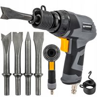 MŁOTEK PNEUMATYCZNY UDAROWY PISTOLET BLACHARSKI + 4 DŁUTA PRZECINAKI GROTY