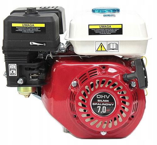 SILNIK SPALINOWY 7KM GX160 ZAGĘSZCZARKA AGREGAT+OLEJ+KLIN wałek 20mm na Arena.pl