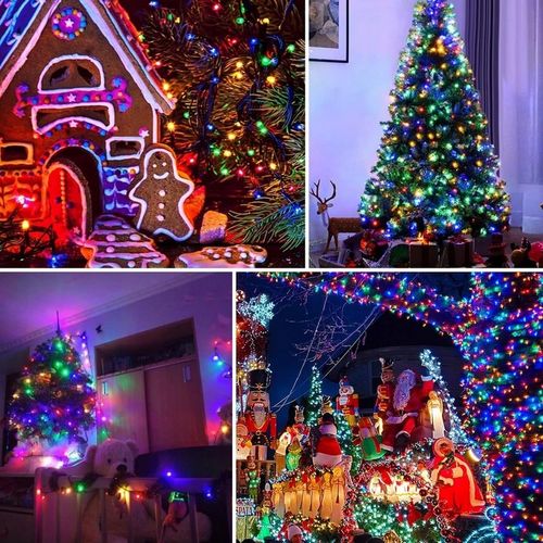 LAMPKI CHOINKOWE NA CHOINKĘ ŚWIĄTECZNE 500 LED MULTIKOLOR WEWNETRZNE ZEW. na Arena.pl