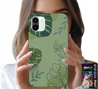 ETUI DO XIAOMI REDMI A2 - ZIELONE LIŚCIE ROŚLINNE WZORY PLECKI