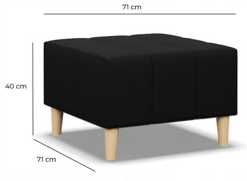 PUFA ELMA BEŻOWA 70x70 Podnóżek PUF na Arena.pl