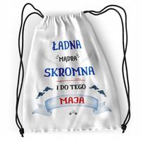 Plecak Dla Mai Sportowy Szkolny Worek Torba Z Nadrukiem Ze Zdjęciem