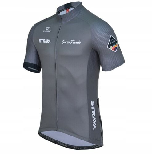 STRÓJ ROWEROWY MĘSKI STRAVA SZARY SPODENKI ŻELOWE KOMPLET KOLARSKI L na Arena.pl