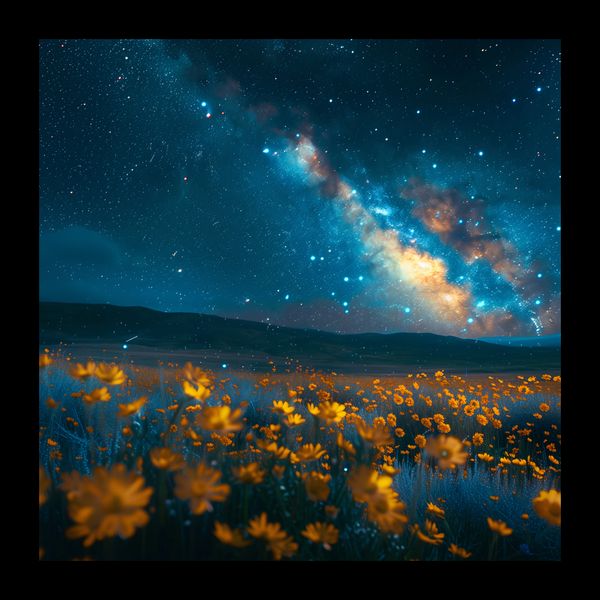 Plakat 20x20cm Nocne Niebiosa zdjęcie 2