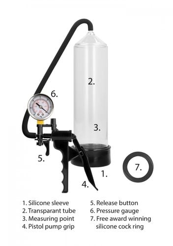 elite beginner pump with psi gauge   transparent na Arena.pl