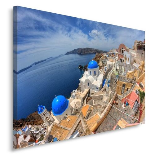 Obraz na płótnie - Canvas, Santorini Grecja 100x70 na Arena.pl