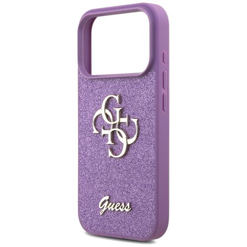Etui Guess Fixed Glitter Big 4G do iPhone 17 Pro liliowy na Arena.pl