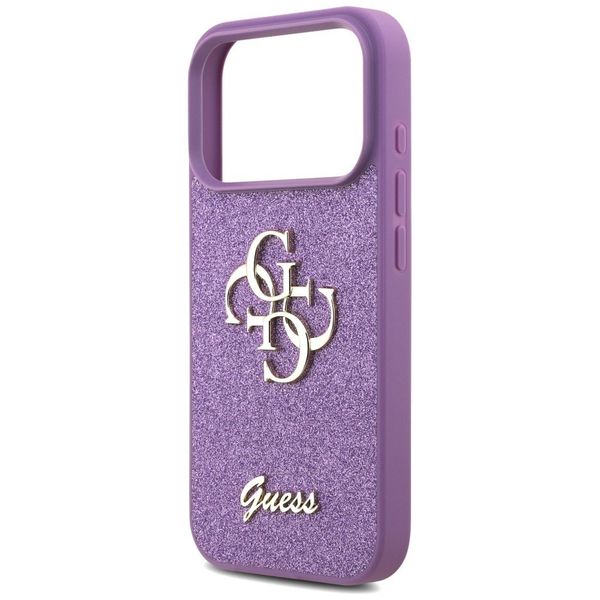 Etui Guess Fixed Glitter Big 4G do iPhone 17 Pro liliowy zdjęcie 6