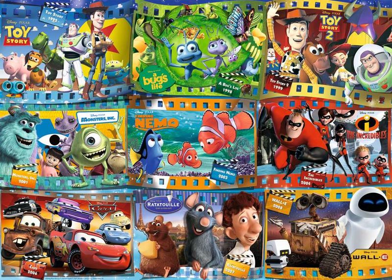 Puzzle 1000 elementów. Filmy Disney Pixar zdjęcie 2