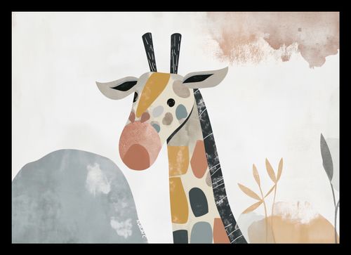 Plakat 29,7x21cm Żyrafa Bambino na Arena.pl