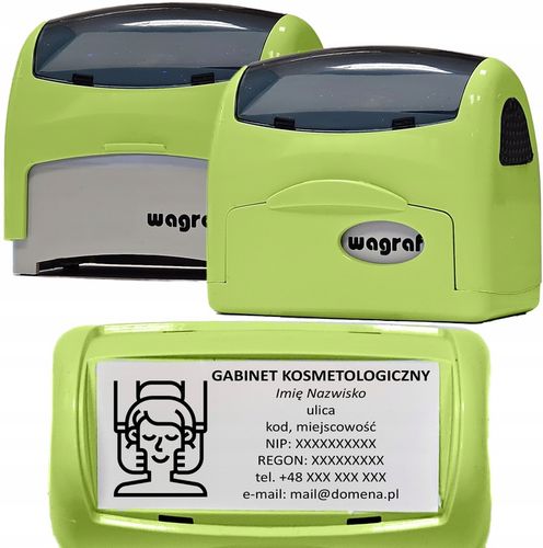 Wagraf A4 PIECZĄTKA do 8 wersów - 12 kolorów obudowy na Arena.pl