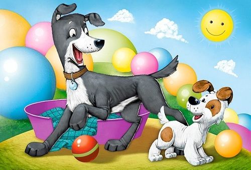 Puzzle 4w1 Mama i dzieci na Arena.pl