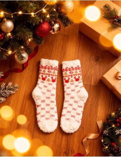 Skarpetki Świąteczne ABS FROTTE GRUBE 2-PAK SKARPETY NA PREZENT MORAJ 36-40 na Arena.pl