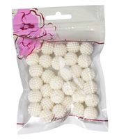 KORALIKI KORALE PEREŁKI Z DZIURKĄ 16MM 32SZT