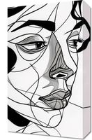 Obraz 30x50cm Portret Kobiecy