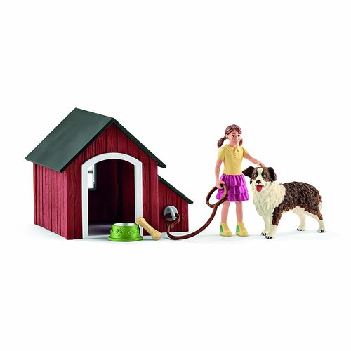 SCHLEICH Buda dla psa z figurkami na Arena.pl