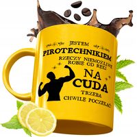 Złoty Kubek Premium Dla Pirotechnika Prezent Z Nadrukiem Ze Zdjęciem