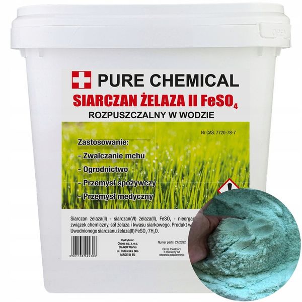 SIARCZAN ŻELAZA NAWÓZ DO TRAWY 5kg zdjęcie 1