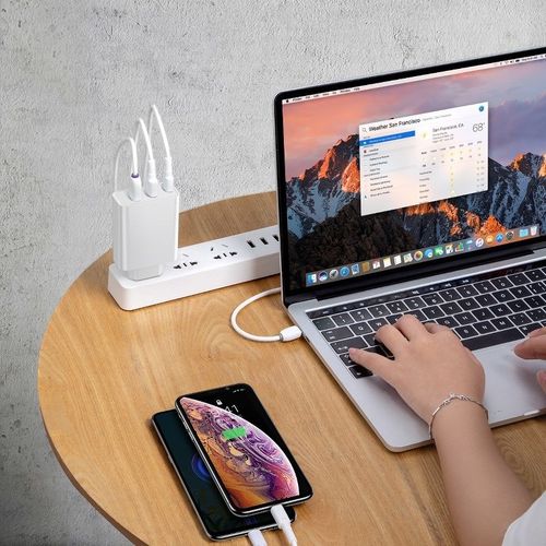 Ładowarka Sieciowa Usb Baseus Pps 2Xusb Qc + Usb-C Pd 60W (Biała) na Arena.pl